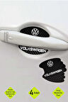 Karbon Desenli Volkswagen Universal Modeline Uygun Kapı İçi Çizik Koruma ve Estetik Folyo Takımı Universal Yazılı