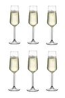 Paşabahçe 6 lı Allegra Flüt Şampanya Kadehi 440079 Şeffaf