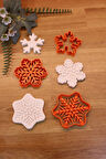 Kar Tanesi Snowflake 3'lü Set Kurabiye Kalıbı ve Hamur Şekillendirici