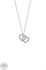 SWAROVSKİ TAŞLI  ZİRCONİA KALBİMİZ BİR 925 AYAR GÜMÜŞ KOLYE