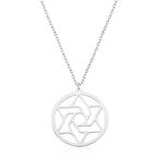 925 Ayar Gümüş Çember Kadın Gümüş Kolye