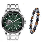 Ferrucci Fonksiyonları Aktif Spor Model Çelik Erkek Kol Saati+Bileklik