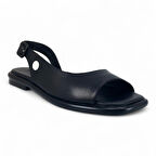 Mammamia D24YS-1720 Hakiki Deri Kadın Sandalet