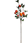 Yapay Portakal Dalı 87cm Yapay Çiçek Limon Ağacı Dalı