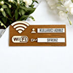 Wifi Tabelası Ofis , Kafe ve Restoranlar için İdeal Masa ve Duvara da Sergilenebilir