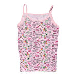 Kız Çocuk Pembe Unicorn Desenli İp Askılı Atlet