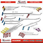 Pdr Boyasız Göçük Düzeltme 30 Parça Pro İtalyan Çubuk Seti