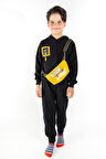 Çanta Detaylı Kapüşonlu Erkek Çocuk Eşofman Takımı