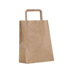 Kraft Kağıt Çanta İçten Saplı 22x28x10 cm 50 Adetli