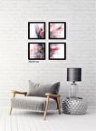 Çerçeveli Doku Efektli Tablo Seti 65x65 cm