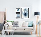 Çerçeveli Doku Efektli Tablo Seti 85x70 cm