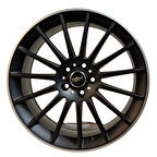 TORK-4818 8*19 5*112 ET43 66.6 MAT.BLACK JANT 4 lü Takım