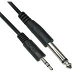 D-Sound 1.5 Metre 3.5 mm. Stereo (Erkek) - 6.35 mm. Mono (Erkek)