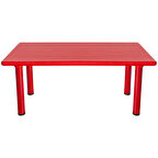 King Kids Kral Masa Metal Ayaklı Kırmızı