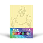 Tavuk Tuz Boyama Oyunu, Eğitici Aktivite, Kum Boyama Oyunu