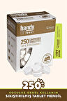 Handy Towel Bebek & Genel Kullanıma %100 Doğal Sıkıştırılmış Tablet Mendil 250 Adet