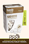 Handy Towel Bebek & Genel Kullanıma %100 Doğal Sıkıştırılmış Tablet Mendil 500 Adet
