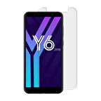 Huawei Y6 2018 Uyumlu Şeffaf Temperli Cam Ekran Koruyucu