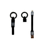 Nettech NT-DC22 3A Plastik 20 Cm Lightning Şarj ve Data Kablosu