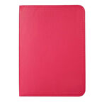 iPad Air 11 M3 360 Dönen Standlı Kapaklı Kılıf (Pembe)