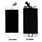 Teknonet Apple iPhone 5 Uyumlu AA Kalite Lcd+Dokunmatik+Çıtalı VR-1674