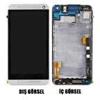 Teknonet HTC One M7 Uyumlu Org Lcd+Dokunmatik+Çıtalı VR-4657