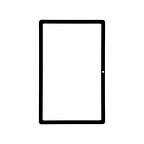 Teknonet Samsung Galaxy Tab A7 SM-T500 10.4 inç Uyumlu Dokunmatik Lens + Oca NT-108905