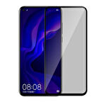 Oppo A96 Uyumlu Privacy Ön Koruma Hayalet Seramik Nano Ekran Koruyucu (Siyah)