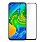 Xiaomi Redmi Note 9s Uyumlu Ön Koruma Mat Seramik Nano Ekran Koruyucu (Siyah)