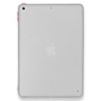iPad Air 2 9.7 Uyumlu Montreal Seri Silikon Tablet Kılıfı (Beyaz)