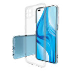 Oppo Reno 4 Lite Lux Seri Kamera Korumalı Şeffaf Kılıf