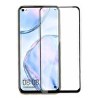 Huawei P40 Lite Uyumlu Ön Koruma Temperli Cam Ekran Koruyucu (Şeffaf)