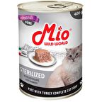 Mio Kısırlaştırılmış Kedi Konservesi Hindi Etli Püre 400 Gr