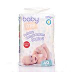 baby me Pofuduk Alt Değiştirme Örtüsü 60x60 cm 40 adet