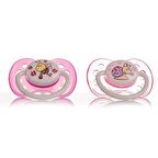 baby plus  2'li Silikon Yalancı Kız Bebek Emzik 0-6 Ay