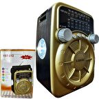 Işıklı Nostaljik Speaker Fm Bluetooth Usb Sd Card YST-212