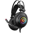 Rampage RM-K1 PULSAR Siyah Usb 7.1 Surround+Titreşim RGB Işık Efektli Gaming Oyuncu Mikrofonlu Kulaklık