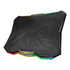 Rampage Ad-Rc8 Showy Siyah 180Mm Fan 15-17 Rgb Işıklı Notebook Soğutucu Stand