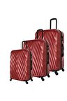 Wexta WX-400 3LÜ Set Bordo Valiz