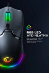 Smx-r88 X-space 7200dpi Rgb Ledli Makrolu Gaming Oyuncu Mouse