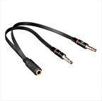 S-LİNK SL-TA68 3.5MM to AUDIO MİCRO 0.15M KULAKLIK ÇEVİRİCİ