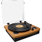 Mikado MN-P235 Voyager Retro Ahşap Pikap Plak Çalar Bluetooth-Usb-SD Kart