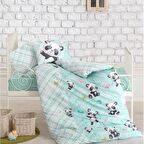 Cotton Box Bebek Nevresim Takımı - Panda Mint