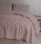 CB FİXE ÇİFT KİŞİLİK PİKE TAKIMI FİNE PEMBE