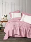 Cotton Box Aura Çift Kişilik Pike Takımı Pebble Pembe