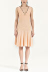 Pudra Godeli triko elbise 28042 | 44