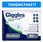 Giggles Yatak Koruyucu Örtü 90x180 cm 30 Adet