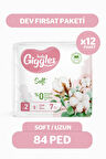 Giggles Lady Soft Hijyenik Ped Uzun Dev Fırsat Paketi 84 Adet