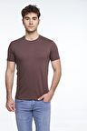 ERKEK PAMUKLU SIFIR YAKA COMFORT FİT KISA KOLLU RENKLİ TİŞÖRT - 421