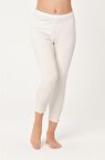 Kadın Comfort Fi̇t Kapri boy İnce Paçalı Alt - 3940